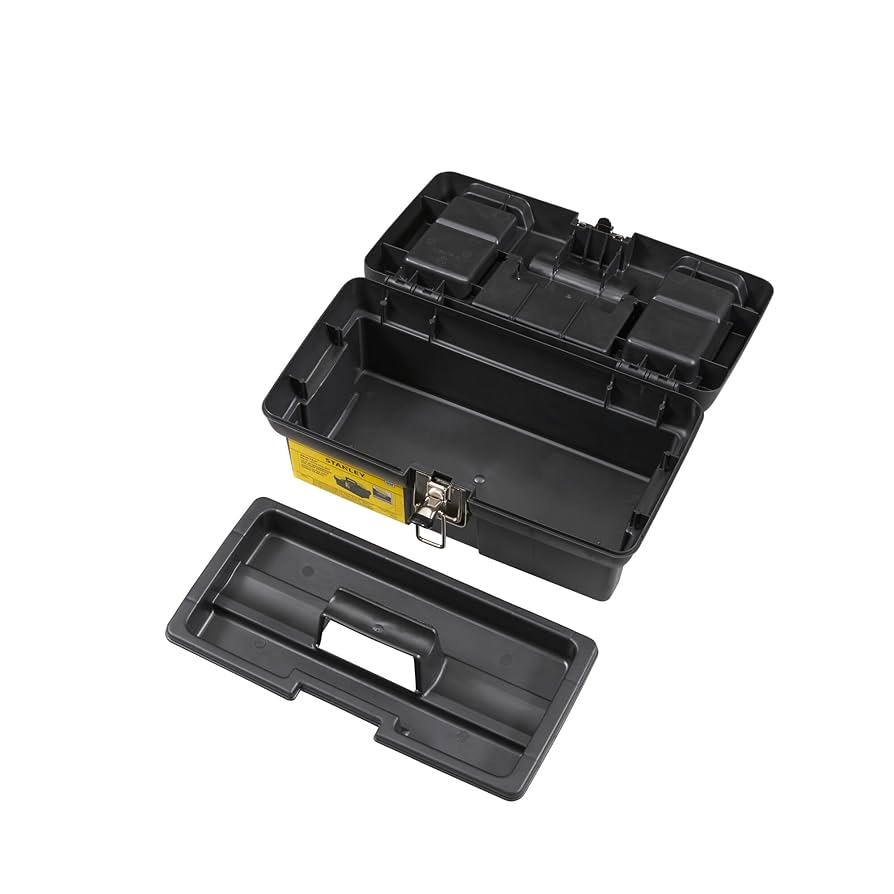 STANLEY 2000 Series Toolbox with Metal Latch, 2 Lid